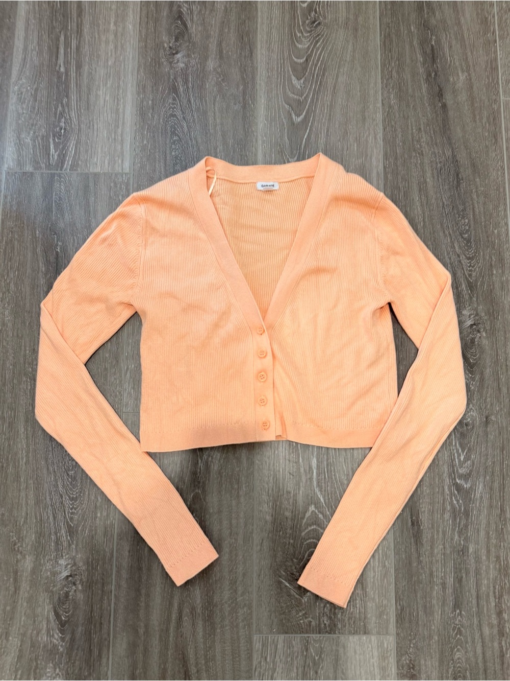 Garage cropped cardigan